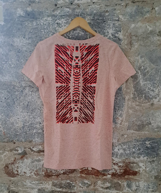 Hand Printed Short sleeve Tee Medium